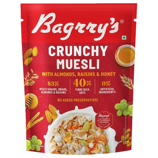 Bagrry's Crunchy Muesli with Almonds, Raisins and Honey Box  (425 g)