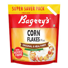 Bagrry's Corn Flakes Plus Pouch  (1200 g)