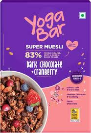 Yogabar Muesli Dark Chocolate & Cranberry Box  (500 g)